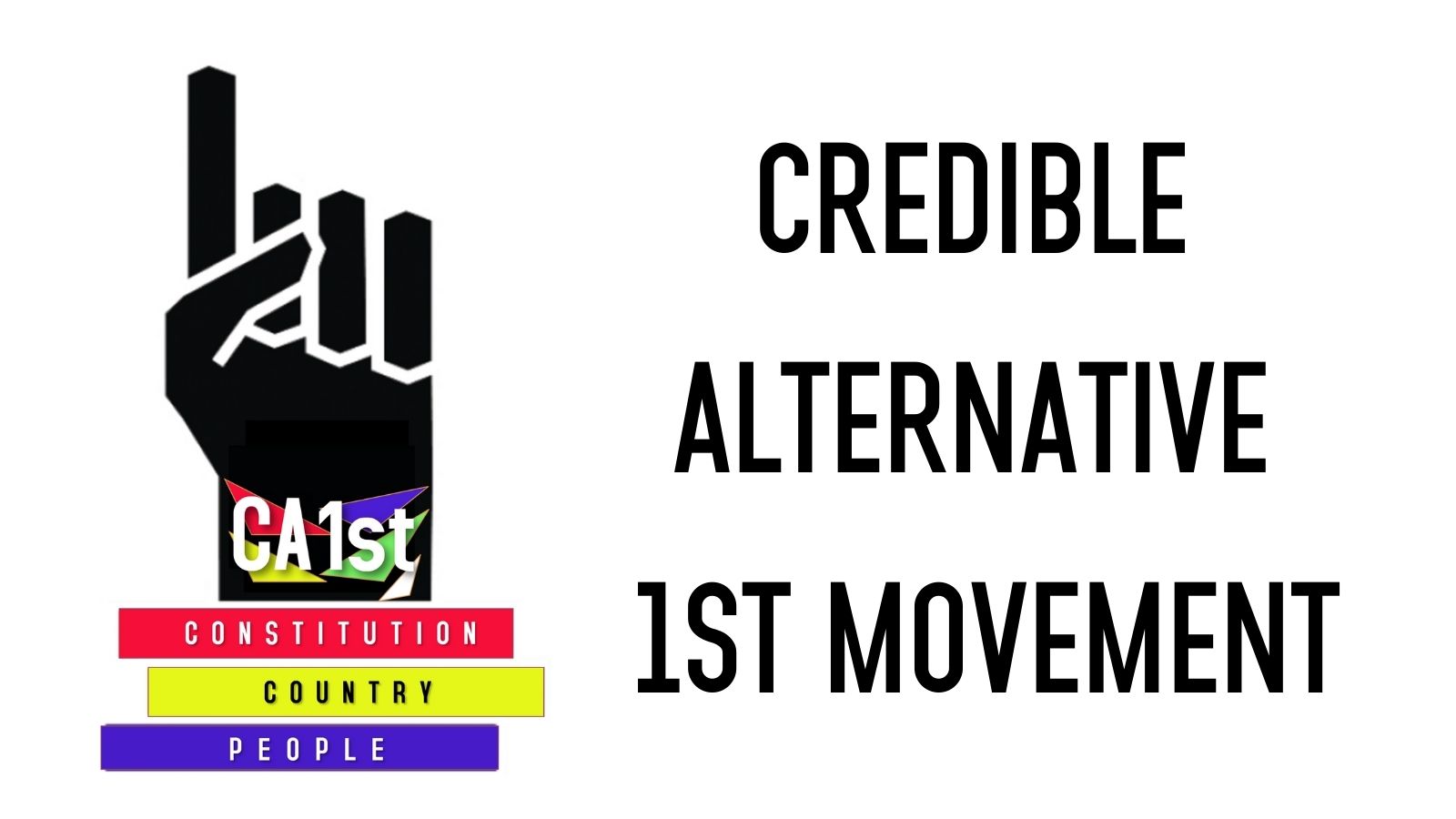 twitter logo Credible Alternative 1st Movement